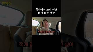 회사에서 소리 켜고 봐야 되는 영상 #할명수 #Vlog