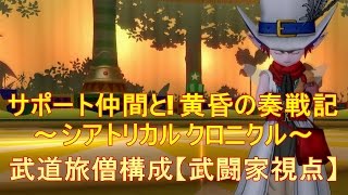 DQ10 黄昏の奏戦記 ～シアトリカル クロニクル～ サポート仲間で撃破 武道旅僧構成【武闘家視点】