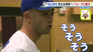 ドラゴンズ自主トレ 　松山晋也、メジャー経験ある平野佳寿からフォークを手ほどき (24/01/26 11:24)