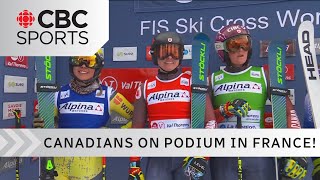 B.C. skiers share the podium as India Sherret wins World Cup gold and Marielle Thompson takes bronze