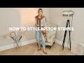 HOW TO STYLE A BRETON TOP | French Women Style | LOOKBOOK