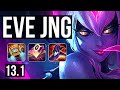 EVELYNN vs GRAVES (JNG) | Rank 3 Eve, 15/2/12, Legendary, 1.2M mastery | EUW Challenger | 13.1