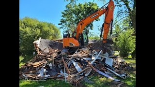 House Tear Down Doosan DX140 LCR Heavy Excavator