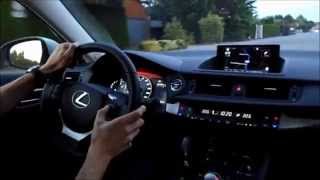 Test New Lexus CT200h - 2014 model - acceleration - review