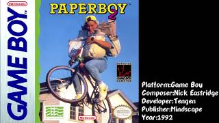 Paperboy 2 (Game Boy) Soundtrack