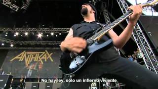 Anthrax - Refuse/Resist \u0026 I Am the Law [The Big Four: Live Gothenburg 2011 HD] (Subtitulos Español)