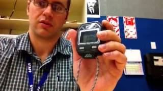 How to use a stopwatch