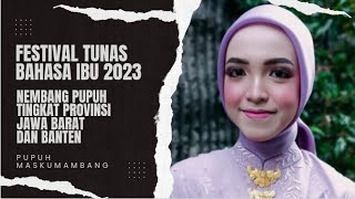 Pupuh Maskumambang | #ftbi 2023 Nembang Pupuh Tingkat Provinsi Jawa  Barat & Banten #pupuh #sunda