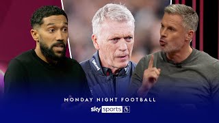 "I actually think it's better if they part ways!" 😳 | Carra and Clichy debate David Moyes' West Ham