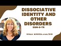 Dissociative Identity Disorder in the DSM 5 TR | Symptoms and Diagnosis