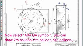 How to edit balloon on the drawing - QA CAD/ QA-CAD LT [1080p HD]