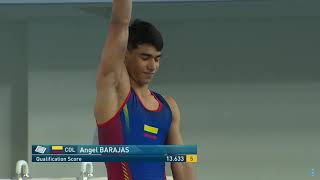 2nd FIG Artistic Gymnastics Junior World Championships. FX Final BARAJAS Angel  (COL)