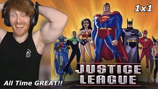 Justice League The Animated Series 1x1 - Secret Origins: Part 1 (THIS IS PEAK!!!)