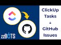 How to Sync ClickUp Tasks to Github Issues | zzBots