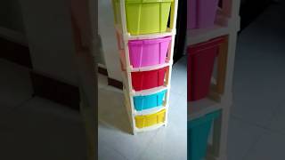 5XL Plastic Modular Drawer  System(Multicolor) #unboxing