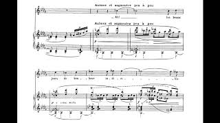 Colloque sentimental (C. Debussy) Score Animation