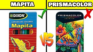 $20 VS $2000 | Mapita VS Prismacolor | Colores Baratos VS Caros | DrawWithDvd