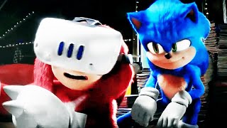 Sonic Shows Video Games Scene | KNUCKLES (2024) Movie CLIP HD