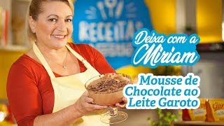 Mousse de Chocolate ao Leite Garoto - Receitas Nestlé