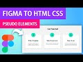 Figma to HTML CSS | Responsive Get Started Page with Pseudo Elements