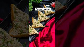 Paneer Toasties In 5 Minutes😦😍♥️🍞🥪🔥  #shortsfeed #recipe