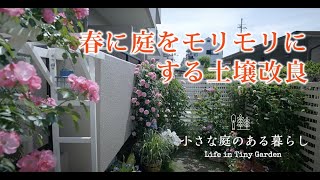 ガーデニング ｜春に向けて、花壇を土壌改良します｜ 〜小さな庭のある暮らし 105〜Gardening ｜ Life in a tiny garden