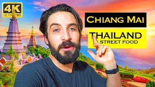 1st Day in CHIANG MAI Thailand | Delicious Street Food Culture (Local Thai Food)