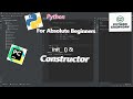 Constructor in Python | Python tutorial for Beginners | self, __init__(constructor) | __init__