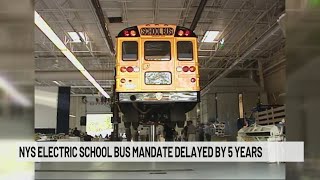 NYS electric school bus mandate delayed by 5 years