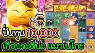 เกมส์แมวนำโชค PG ➤ ปั่นทุน 10,000 เกือบจะดีน่ะ แมวเนโกะ !!😱😱