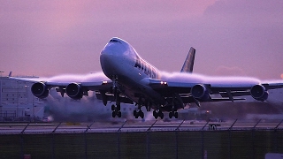 Lovely Morning Boeing 747 Takeoff