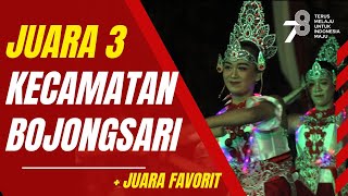 KECAMATAN BOJONGSARI || JUARA 3 & JUARA FAVORIT FESTIVAL KENTONGAN HUT KE-78 REPUBLIK INDONESIA 2023