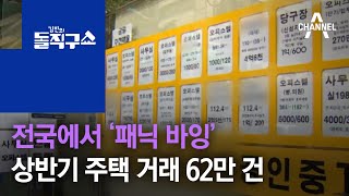 전국에서 ‘패닉 바잉’…상반기 주택 거래 62만 건 ‘최대’ | 김진의 돌직구 쇼 531 회