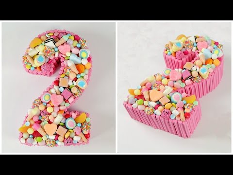 Decorate A Candy Number Cake - CAKE STYLE Decorate A Candy Number Cake - CAKE STYLE