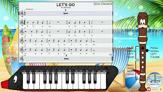 Let's go to Jamaica. Brano facilissimo per flauto, melodica o concertino. OFFICIAL.