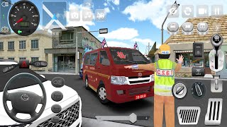 Traffic Police Caught Red light Crossing Microbus ! Minibus Simulator Vietnam #2 | Android Gameplay