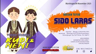 LIVE SIDO LARAS || HAJAD BP.PADI TUKANG - IBU.NGATMI || MANTINGAN,12-11-2023