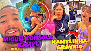 MIGUEL CONSOLA KAMYLINHA 😱+A SOGRA DA KAMYLINHA SONHO QUE ELA TAVA GRÁVIDA 🤰👀