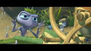 A Bug's Life- Flik gets in trouble for his grain harvester invention scene