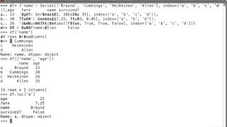 Dataframe Columns - Intro to Data Science