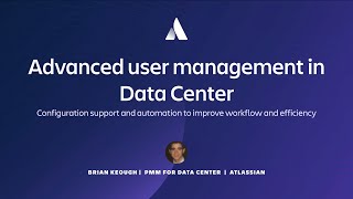 Advanced user management in Data Center