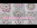 Easy Morning Rangoli | Dots Rangoli |Simple Rangoli |Cute Apartment Rangolis💕🌸