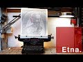 ASCII Art on a 80 year old typewriter - Pewdiepie edition | Etna.
