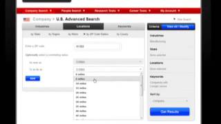 Advanced Location Search Using Zip Code Radius