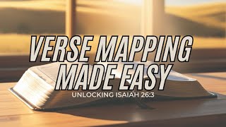 Transform Your Bible Study with Verse Mapping