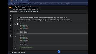 How to convert between int,float and string in python|Python Type Casting Explained with Examples