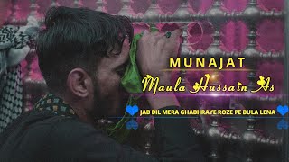 Jab Dil Mere Ghabhraye Roze Pe Bula Lena | Munajat | Imam Hussain | Video Status | Karbala | 2021