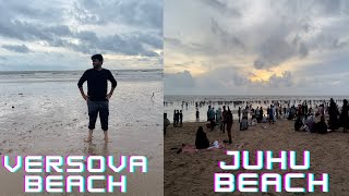 Versova Beach or Juhu Beach??Which One is Better?? # PGVLOGS #juhubeachmumbai #versovabeach #mumbai