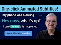SubMachine one click animated subtitles