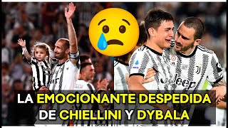 CHIELLINI and DYBALA's EMOTIONATING FAREWELL 🤍🖤 ᴴᴰ